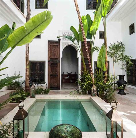 Luxury boutique hotel in Marrakech .